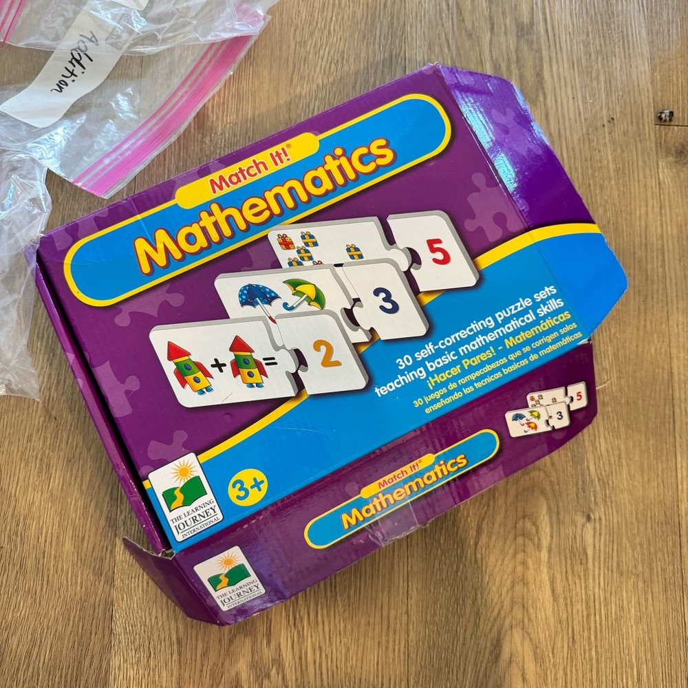 MATCH IT! Mathematics educational puzzle